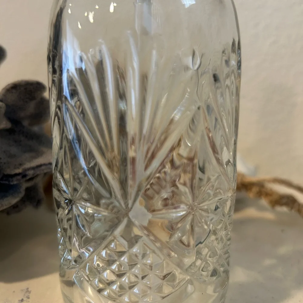 Vintage Houbigant Paris Demi Jour Empty Glass Lotion Bottle.